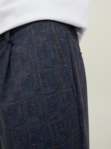 Jack & Jones Wide Fit Spodnie chino -Navy Blazer - 12217809