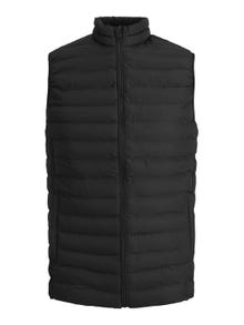 Jack & Jones Plus Size Quiltet vest -Black - 12217854