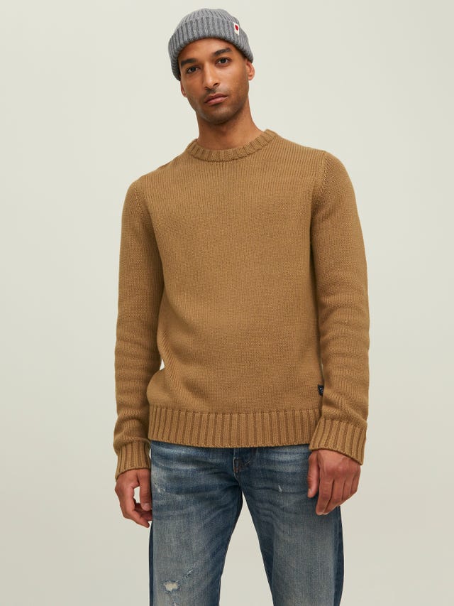 Jack & Jones RDD Plain Crew Neck Jumper - 12217878