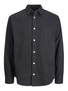 Jack & Jones Regular Fit Avslappnad skjorta -Black - 12217980