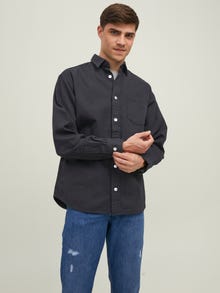 Jack & Jones Regular Fit Volnočasová košile -Black - 12217980
