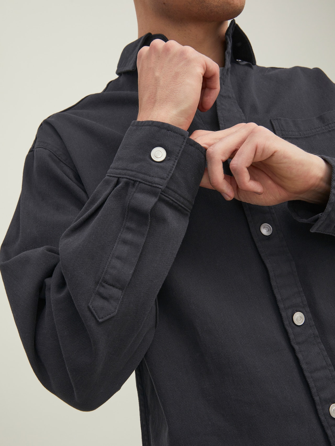 Jack & Jones Regular Fit Neformalus marškiniai -Black - 12217980