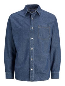 Jack & Jones Regular Fit Volnočasová košile -Dark Blue Denim - 12217980