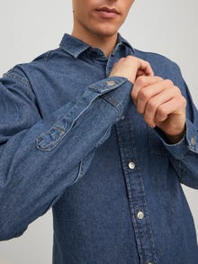 Jack & Jones Regular Fit Hétköznapi ing -Dark Blue Denim - 12217980