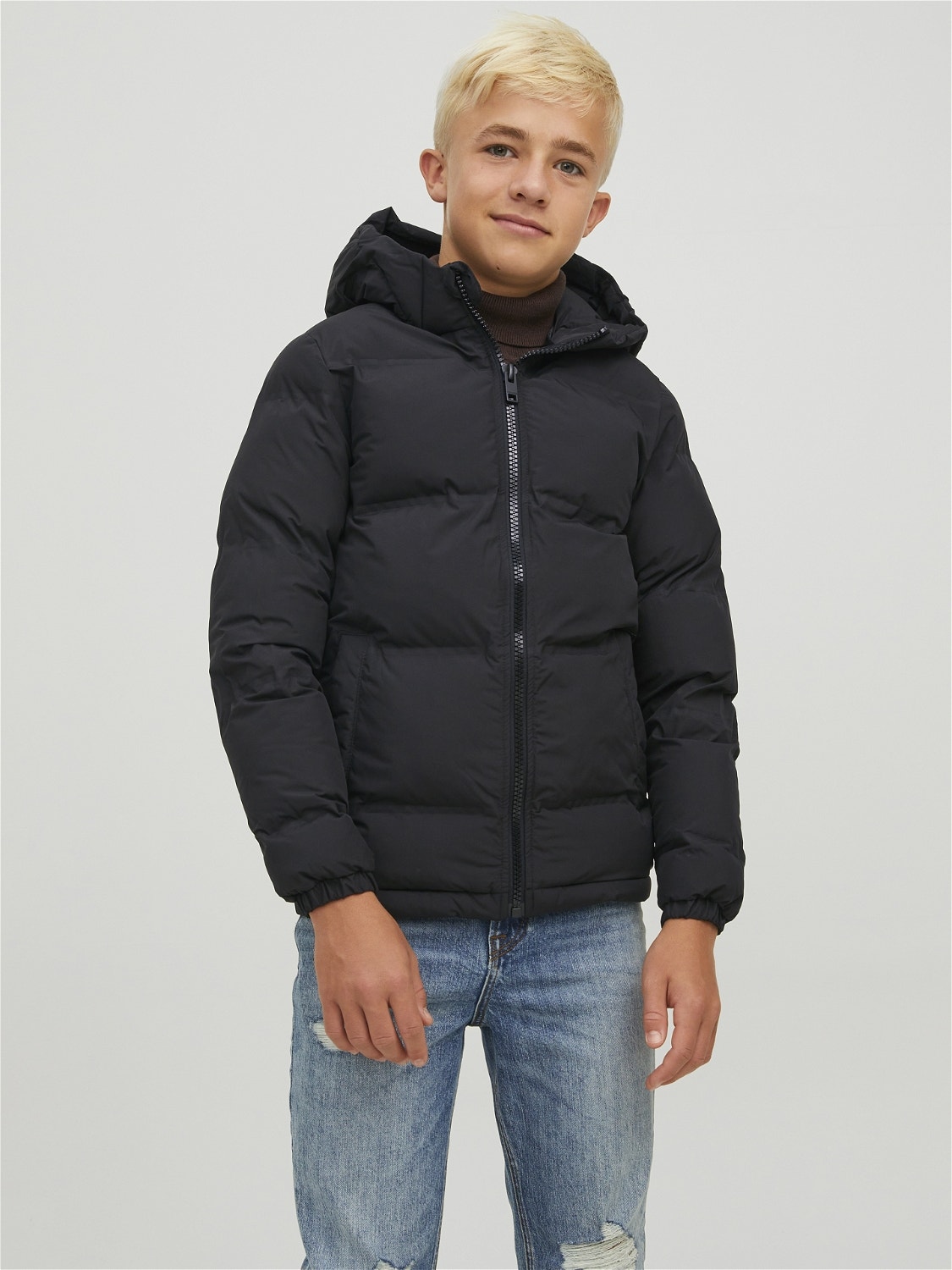 Jack & Jones Casaco Acolchoado Para meninos -Black - 12218159