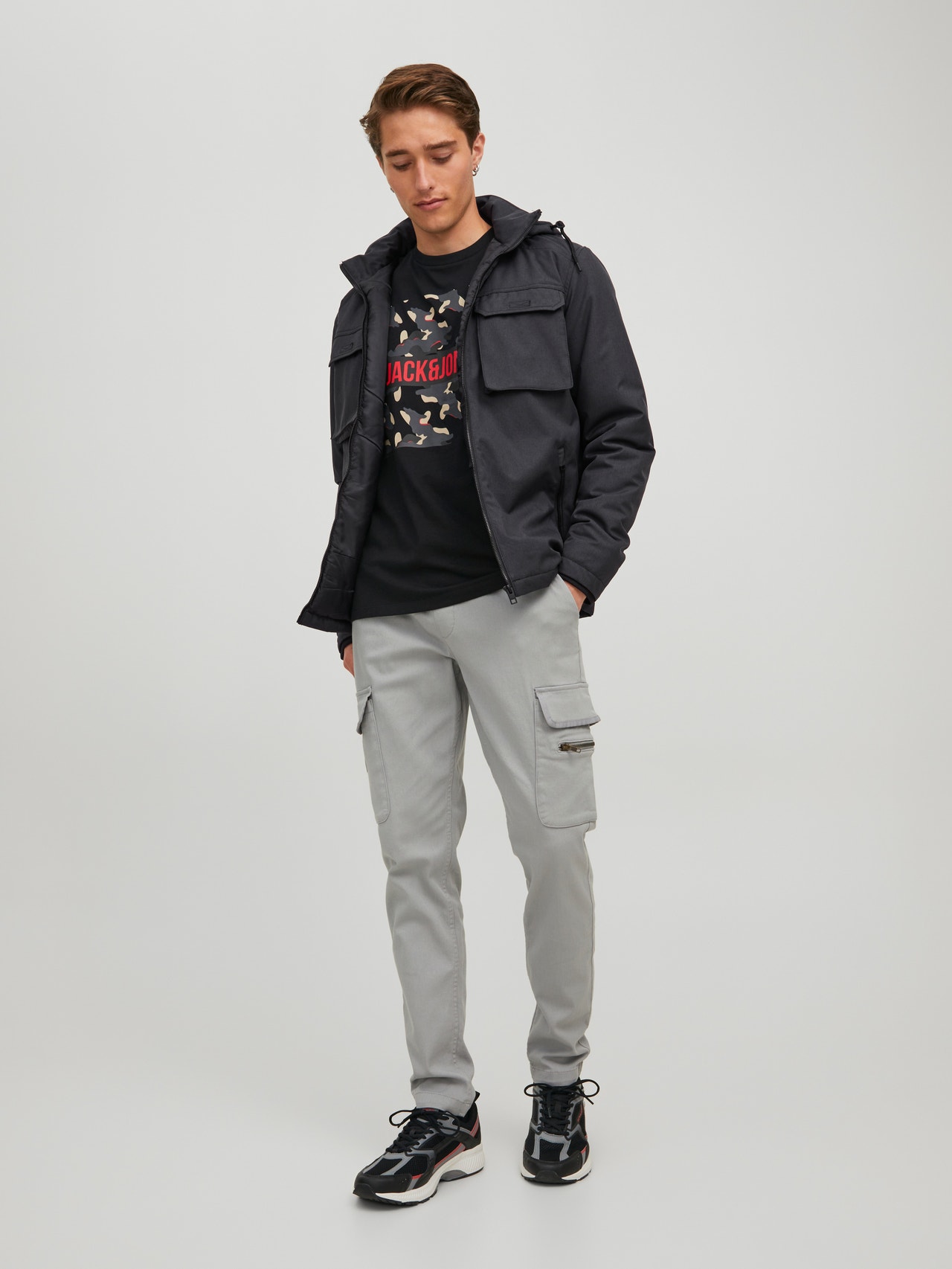 Jack & Jones LEVY TAKKI -Black - 12218161