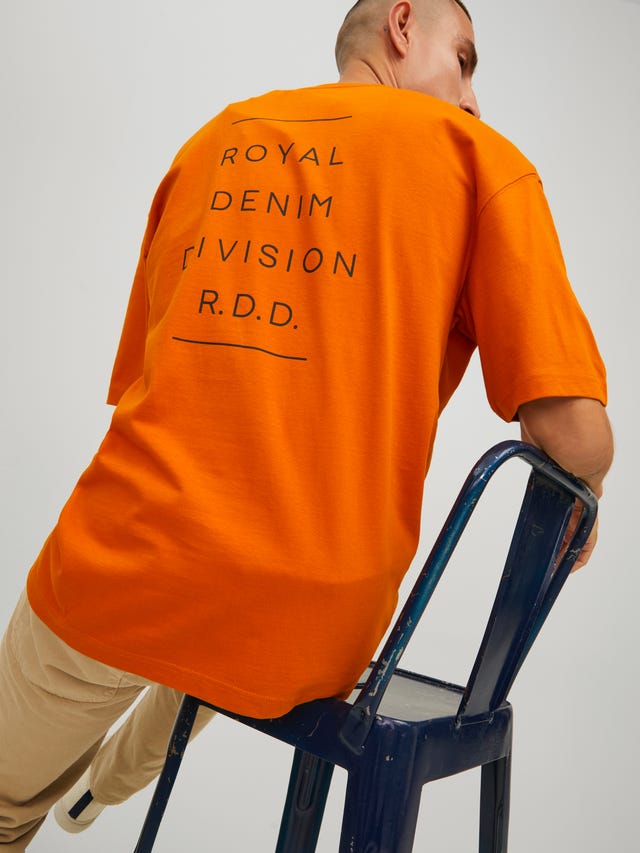 Jack & Jones RDD Logo Rundhals T-shirt - 12218239