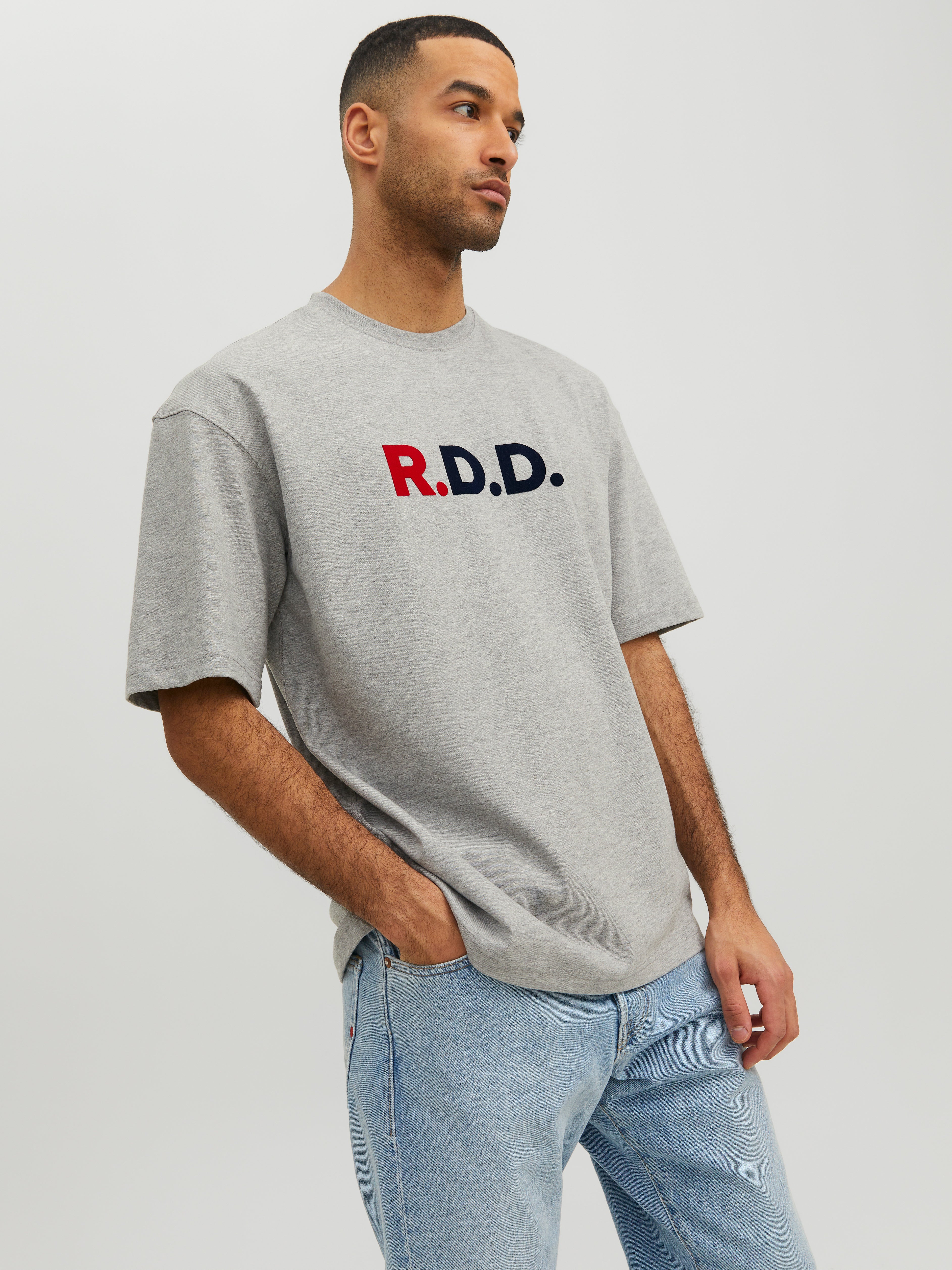 Jack & Jones RDD Logo Crew neck T-shirt - 12218239