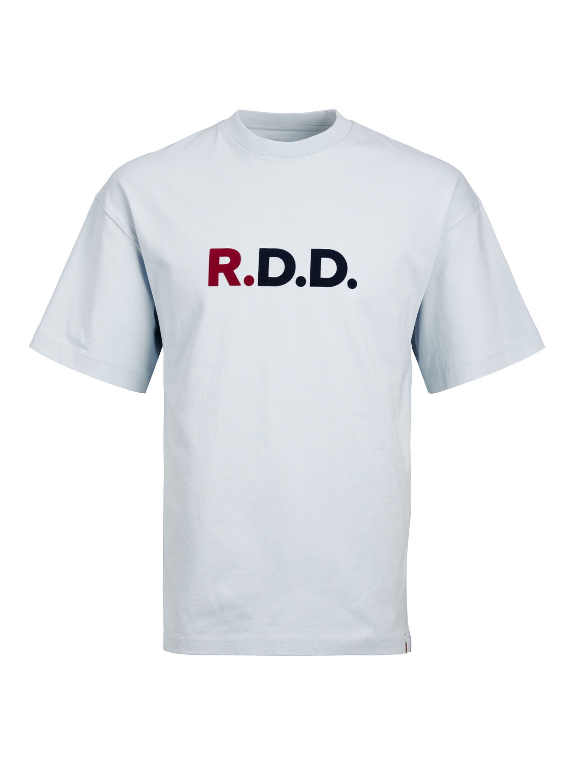 Jack & Jones RDD Logo Rundhals T-shirt -Dream Blue - 12218239