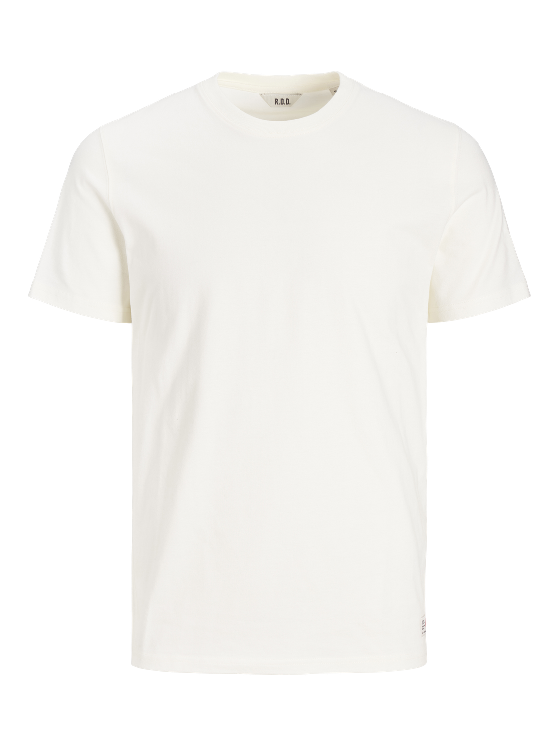 RDD Plain Round neck T shirt Off White Jack Jones