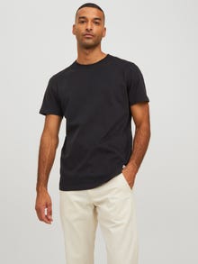 Jack & Jones RDD Plain O-Neck T-shirt -Black - 12218240