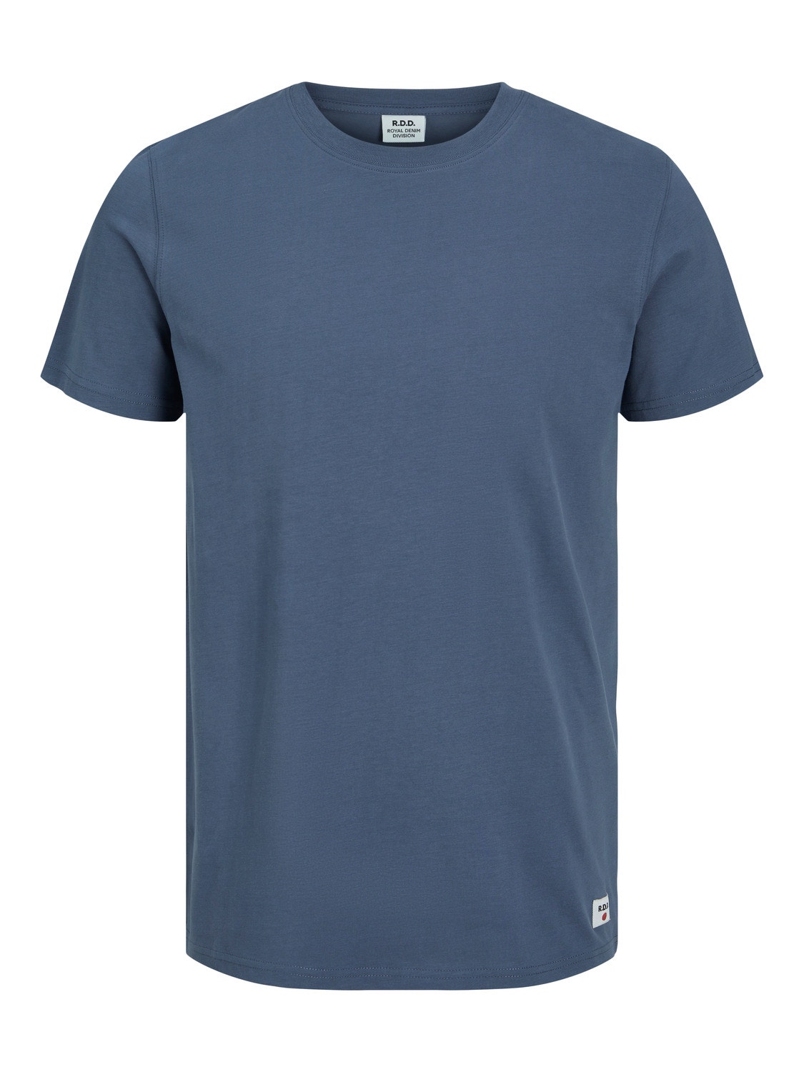 Jack & Jones RDD Camiseta Liso Cuello redondo -Ombre Blue - 12218240