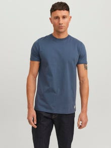 Jack & Jones RDD Sima Környak Trikó -Ombre Blue - 12218240