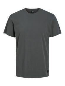 Jack & Jones RDD Plain Crew neck T-shirt -Peat - 12218240