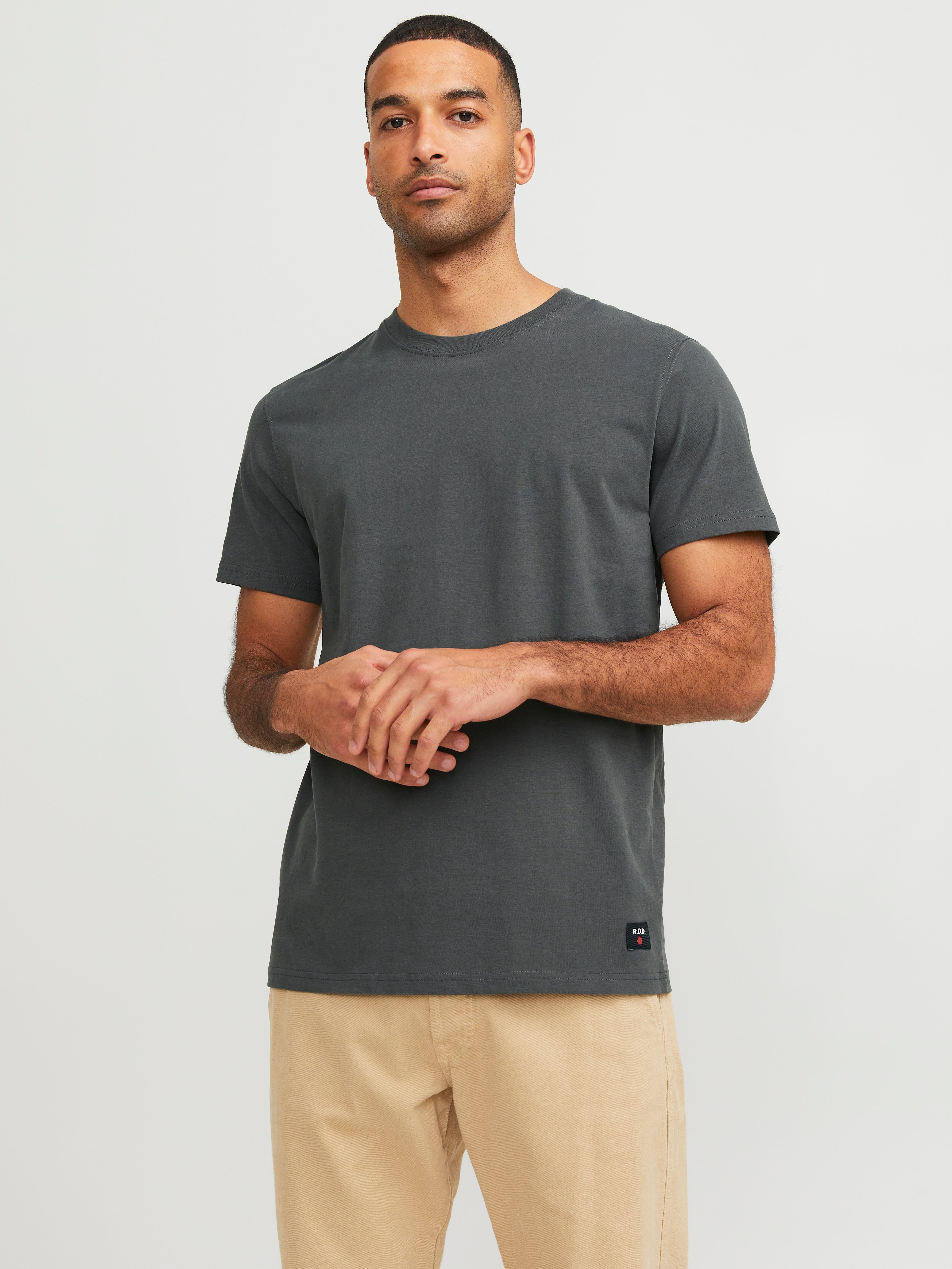 Jack & Jones RDD Plain Crew neck T-shirt - 12218240