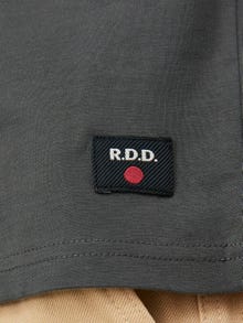 Jack & Jones RDD Gładki Okrągły dekolt T-shirt -Peat - 12218240