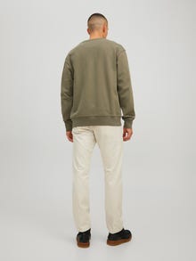 Jack & Jones RDD Einfarbig Sweatshirt mit Rundhals -Dusty Olive - 12218242
