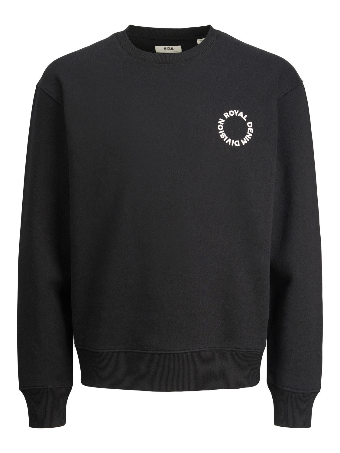 Jack & Jones RDD Logo Sweatshirt met ronde hals -Black - 12218244