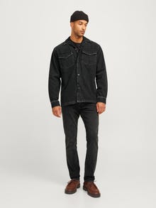R.D.D. ROYAL DENIM DIVISION Krój slim Jeans -Black Denim - 12218321