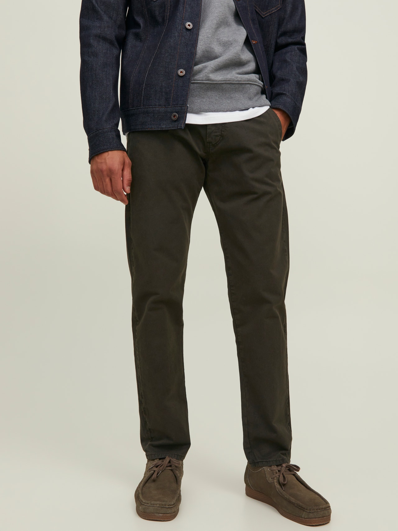 Jack & Jones RDD Regular Fit Chino trousers -Peat - 12218422