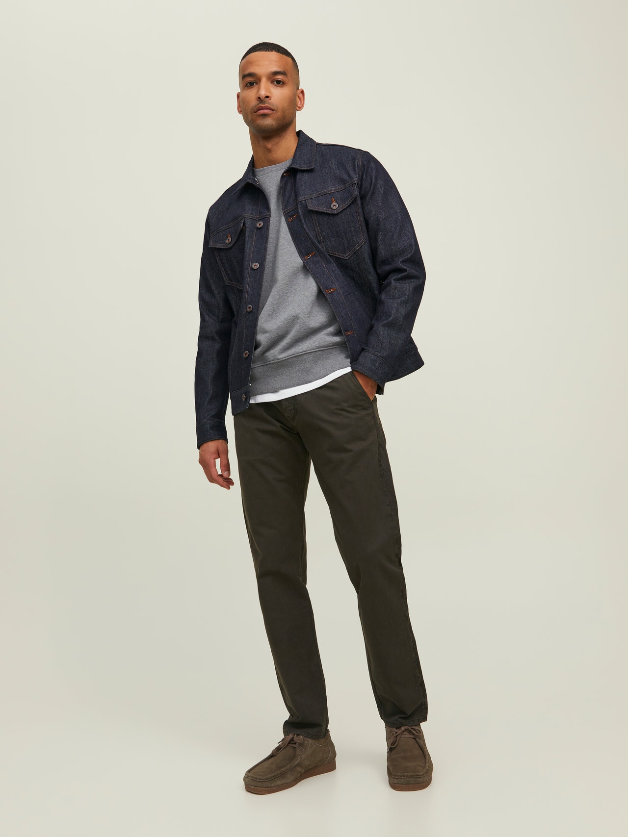 Jack & Jones RDD Regular Fit Chino-housut -Peat - 12218422