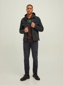 Jack & Jones JJICHRIS JJORIGINAL CJ 403 Relaxed fit farmer -Black Denim - 12218523