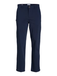 Jack & Jones Loose Fit Spodnie chino -Navy Blazer - 12218621