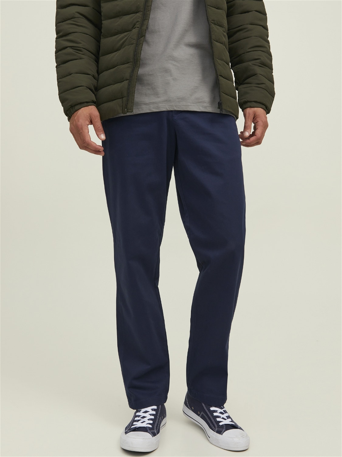 Jack & Jones Pantalon chino Loose Fit -Navy Blazer - 12218621