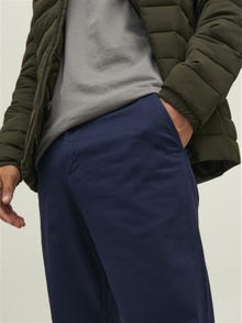 Jack & Jones Pantaloni chino Loose Fit -Navy Blazer - 12218621