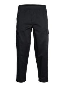 Jack & Jones Wide Fit Spodnie bojówki -Black - 12218644