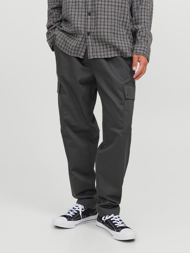 Jack & Jones Wide Fit „Cargo“ stiliaus kelnės - 12218644