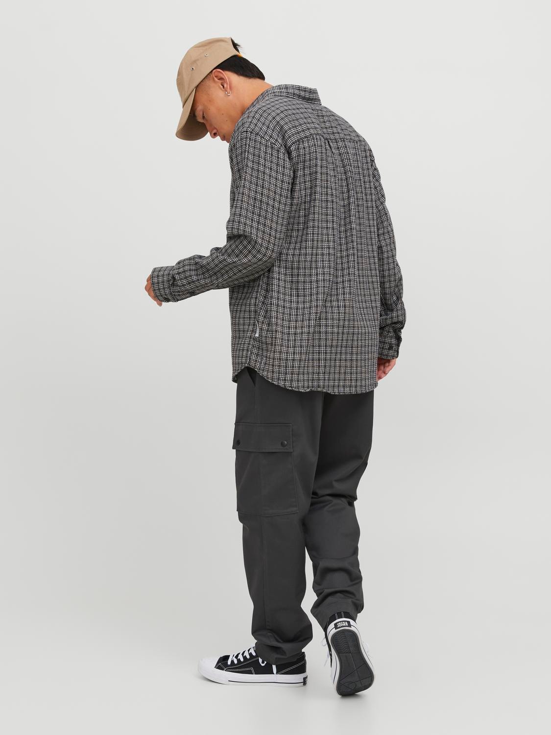 Jack & Jones Wide Fit Matkapüksid -Asphalt - 12218644