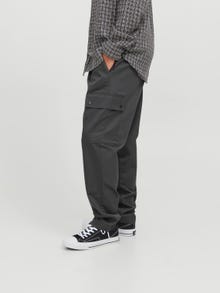 Jack & Jones Παντελόνι Wide Fit Cargo -Asphalt - 12218644