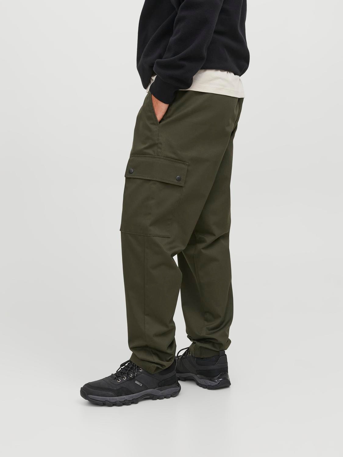 Jack & Jones Wide Fit „Cargo“ stiliaus kelnės -Rosin - 12218644