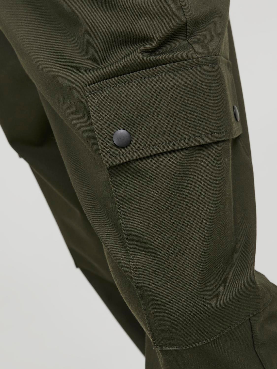 Jack & Jones Wide Fit „Cargo“ stiliaus kelnės -Rosin - 12218644