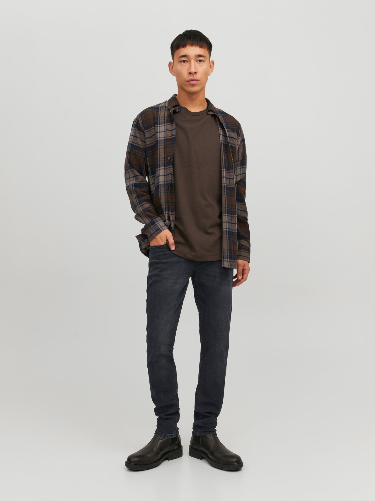 Jack & Jones JJIWHLIAM JJORIGINAL MF 106 Jean skinny -Black Denim - 12218746