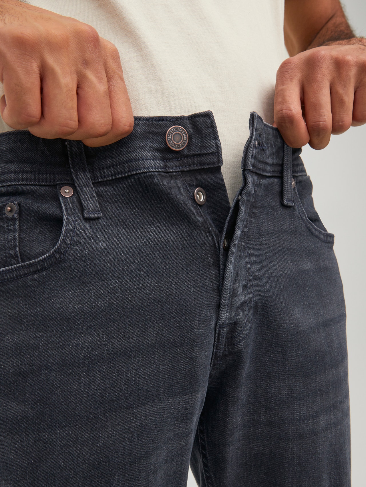 Jack & Jones JJIWHMIKE JJORIGINAL MF 206 Tapered fit jeans -BlueDenim - 12218768