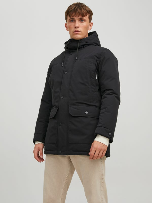 PEGENO Overgangsjas voor heren, modieuze herfstjas, casual trendy