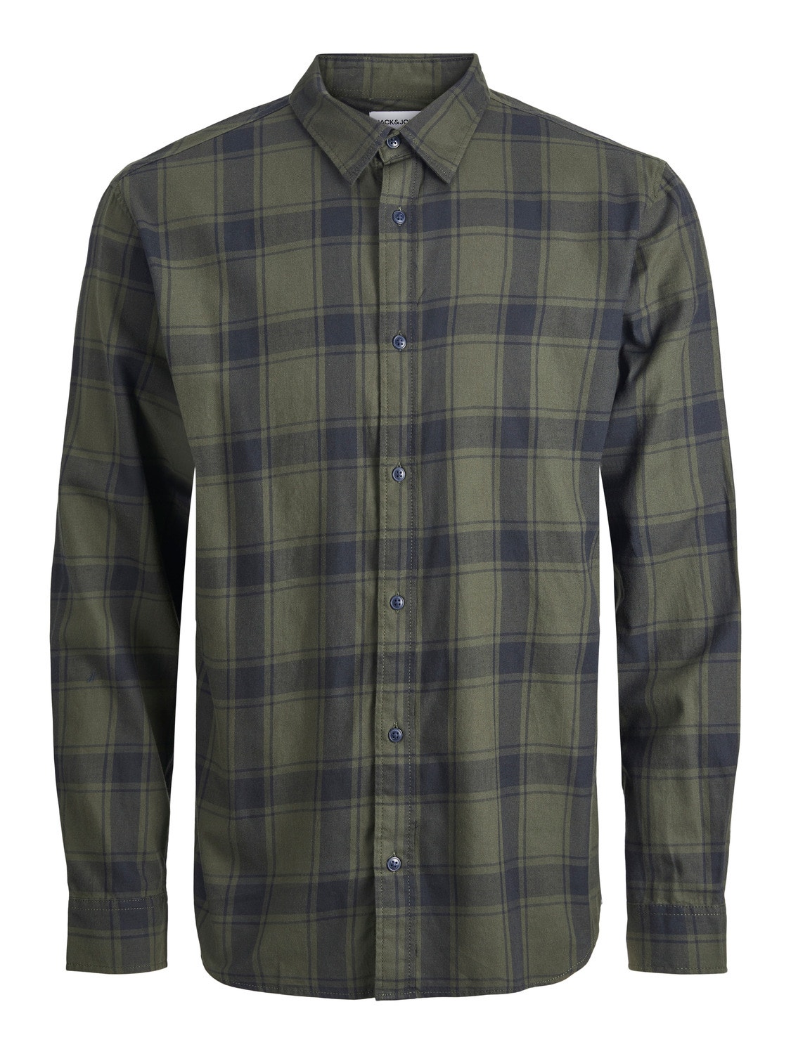 Jack & Jones Plus Size Camisa de Xadrez Regular Fit -Rosin - 12218995