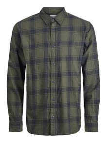 Jack & Jones Plus Size Regular Fit Rutete skjorte -Rosin - 12218995
