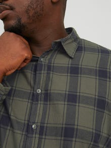 Jack & Jones Plus Regular Fit Checked shirt -Rosin - 12218995