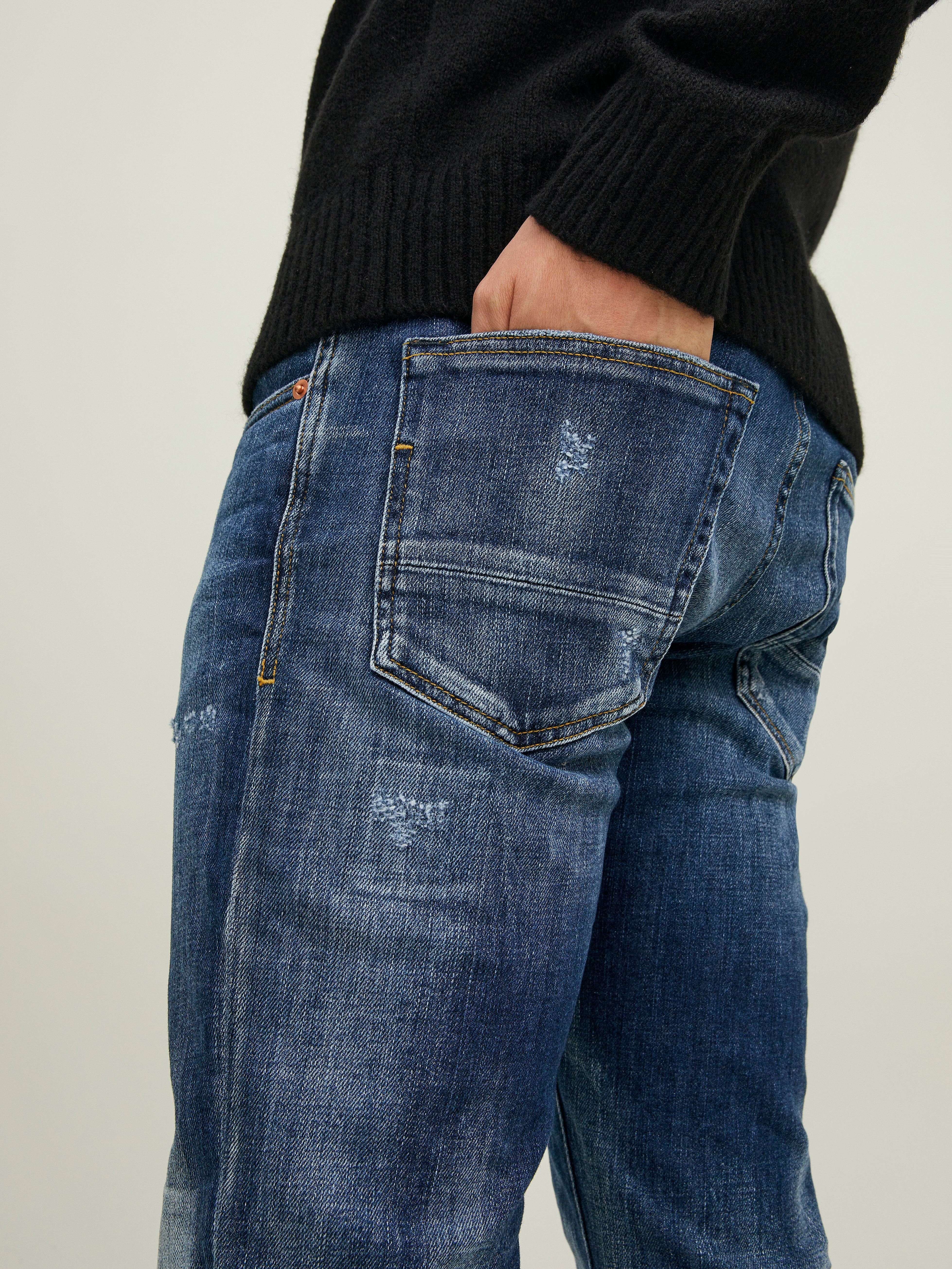 Mode Jeans Jeans slim Q/S Q\/S Jeans slim bleu style d\u00e9contract\u00e9 