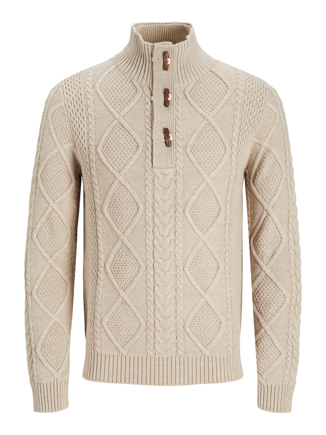 Jack & Jones Yksivärinen -Oatmeal - 12219163