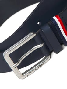 Jack & Jones Leather Belt -Navy Blazer - 12219179