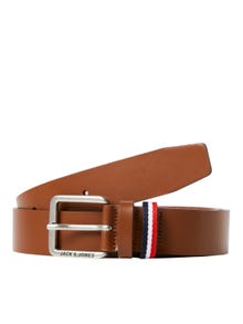 Jack & Jones Leather Belt -Cognac - 12219179