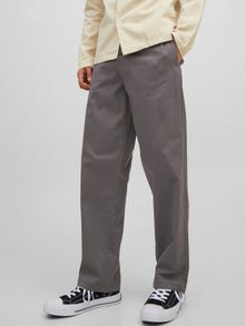Jack & Jones Wide Fit Plátěné kalhoty Chino -Asphalt - 12219287