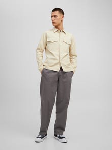 Jack & Jones Pantalon chino Wide Fit -Asphalt - 12219287
