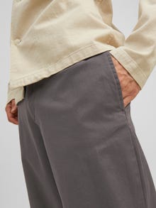 Jack & Jones Wide Fit Plátěné kalhoty Chino -Asphalt - 12219287