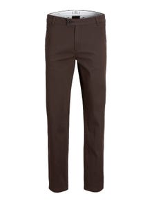 Jack & Jones Wide Fit Plátěné kalhoty Chino -Seal Brown - 12219288