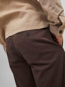 Jack & Jones Wide Fit Plátěné kalhoty Chino -Seal Brown - 12219288